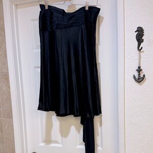 Marc Jacobs - Black A-Line Silk Skirt (vintage)